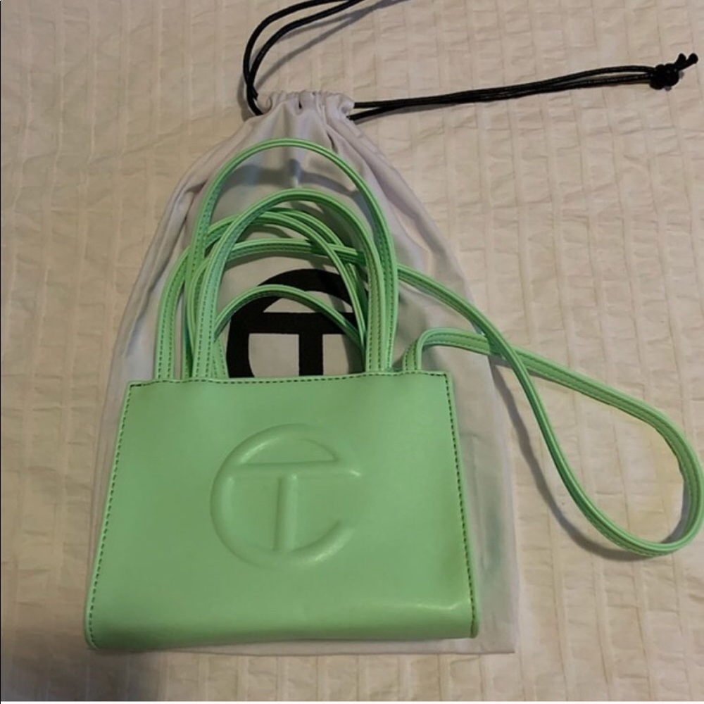 Double Mint Telfar Shopping bag